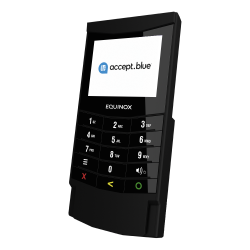 accept.blue | Equinox 6200m | Straight Cable With Stand Clips accept.blue, Equinox 6200m, Equinox 6200m Stand, POS stand, Equinox stand, durable POS stand, versatile POS solution, Equinox 6200m accessories, secure POS stand, checkout stand